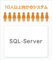 10人以上向けのシステム SQL-Server